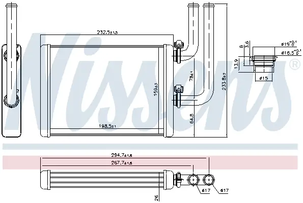Mega-Angebot NISSENS 707076 - Wärmetauscher, Innenraumheizung