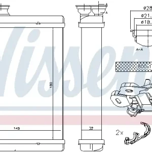Sonderangebot NISSENS 71167 - Wärmetauscher, Innenraumheizung