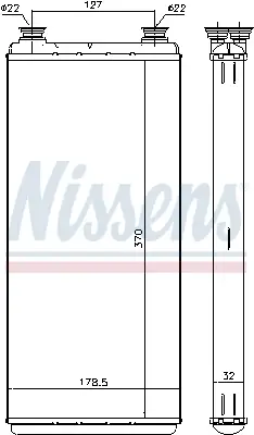 NISSENS 71891 - Wärmetauscher, Innenraumheizung Jetzt Bestellen