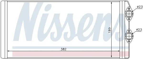 NISSENS 73629 - Wärmetauscher, Innenraumheizung Billig