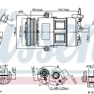 Highlight NISSENS 890639 - Kompressor, Klimaanlage - ** FIRST FIT **