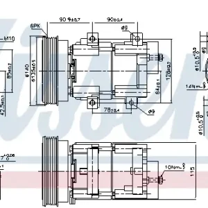 Jetzt Kaufen NISSENS 89191 - Kompressor, Klimaanlage - ** FIRST FIT **