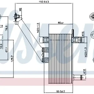 Preiswert NISSENS 90952 - Ölkühler, Automatikgetriebe