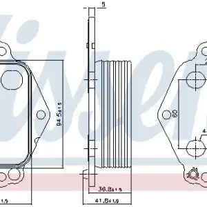 Nur Für Kurze Zeit NISSENS 90968 - Ölkühler, Motoröl - ** FIRST FIT **