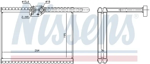 Neue Ware NISSENS 92324 - Verdampfer, Klimaanlage