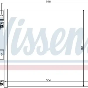 Saisonangebot NISSENS 940075 - Kondensator, Klimaanlage