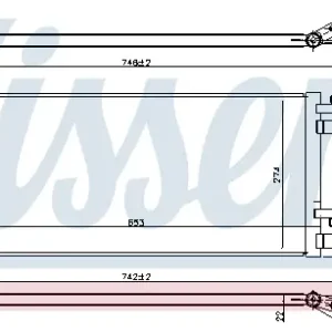 Preisreduziert NISSENS 940376 - Kondensator, Klimaanlage