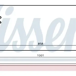 Zertifiziert NISSENS 940543 - Kondensator, Klimaanlage