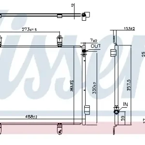 Schnäppchen NISSENS 940747 - Kondensator, Klimaanlage - ** FIRST FIT **