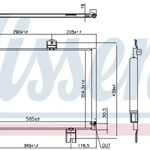 Neue Kollektion NISSENS 940810 - Kondensator, Klimaanlage - ** FIRST FIT **