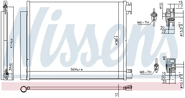 Solange Der Vorrat Reicht NISSENS 941060 - Kondensator, Klimaanlage - ** FIRST FIT **