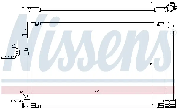 Highlight NISSENS 941217 - Kondensator, Klimaanlage