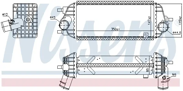 NISSENS 961442 - Ladeluftkühler - ** FIRST FIT ** Preis Gesenkt