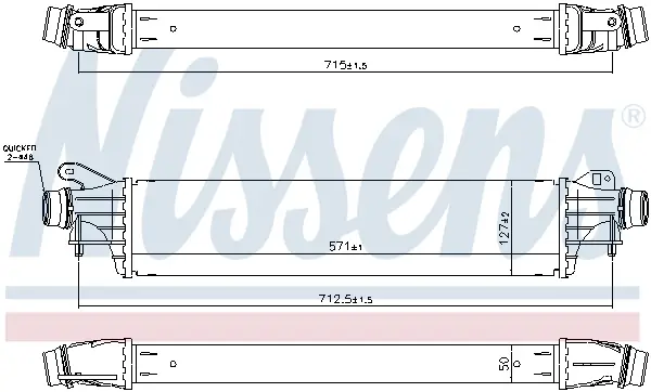NISSENS 96311 - Ladeluftkühler - ** FIRST FIT ** Aktuell