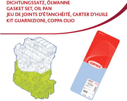 CORTECO 427132P - Dichtungssatz, Kurbelgehäuse Sonderangebot