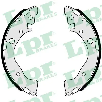 Expressversand LPR 01079 - Bremsbackensatz
