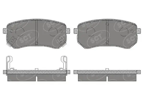 SCT Bremsbeläge SP658PR Schneller Versand