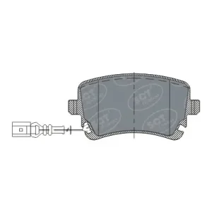 SCT Bremsbeläge SP288PR Markenprodukt