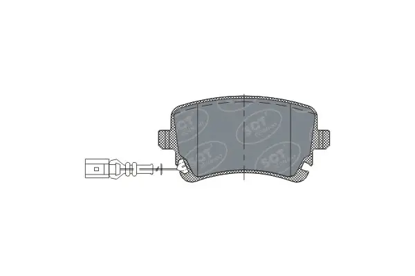 SCT Bremsbeläge SP288PR Markenprodukt