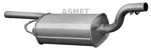 ASMET 07.134 - Mittelschalldämpfer Nur Heute