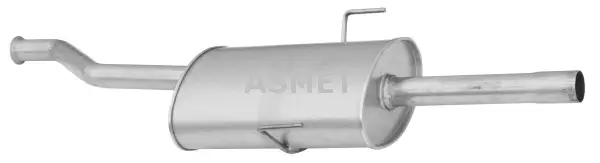 ASMET 10.053 - Mittelschalldämpfer Kracherpreis