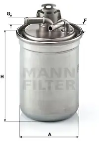 MANN-FILTER WK 823/3 x - Kraftstofffilter Jetzt Bestellen