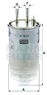 MANN-FILTER WK 9053 z - Kraftstofffilter Geprüft