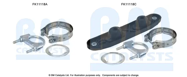 BM CATALYSTS FK11118 - Montagesatz, Ruß-/Partikelfilter Schneller Versand