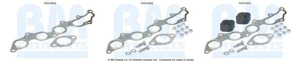 BM CATALYSTS FK91560 - Montagesatz, Katalysator Schneller Versand