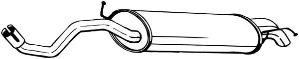 Kracherpreis BOSAL 279-609 - Endschalldämpfer