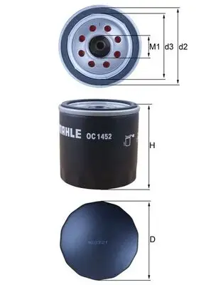 KNECHT OC 1452 - Ölfilter Billig