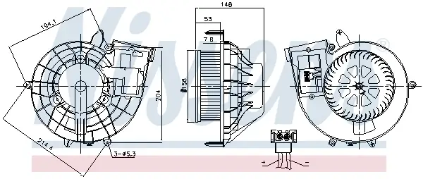 NISSENS 87210 - Innenraumgebläse Preis Gesenkt
