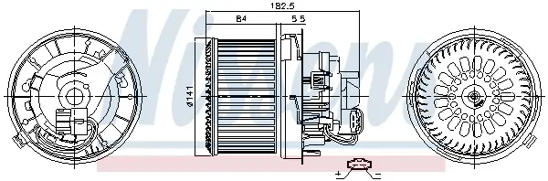 NISSENS 87261 - Innenraumgebläse Schneller Versand