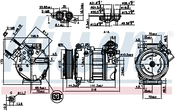 NISSENS 890123 - Kompressor, Klimaanlage - ** FIRST FIT ** Preisreduziert