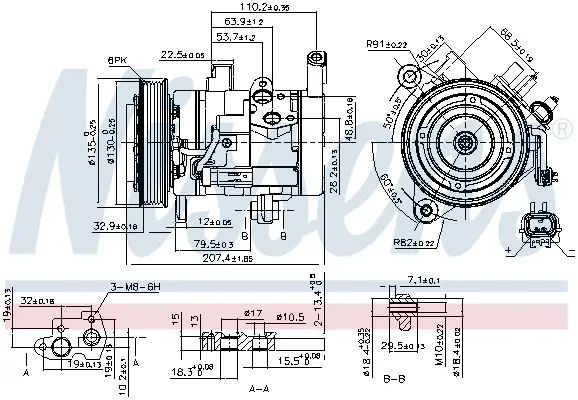 Angebot NISSENS 890159 - Kompressor, Klimaanlage - ** FIRST FIT **