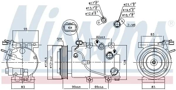 NISSENS 890238 - Kompressor, Klimaanlage - ** FIRST FIT ** Nur Heute