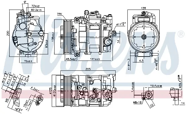 Online Kaufen NISSENS 890294 - Kompressor, Klimaanlage - ** FIRST FIT **