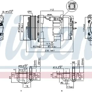 Markenware NISSENS 89032 - Kompressor, Klimaanlage - ** FIRST FIT **