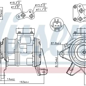 Preis Gesenkt NISSENS 89087 - Kompressor, Klimaanlage - ** FIRST FIT **