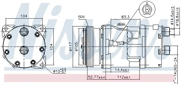 NISSENS 89123 - Kompressor, Klimaanlage - ** FIRST FIT ** Knallerangebot