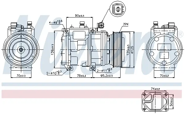 NISSENS 89186 - Kompressor, Klimaanlage - ** FIRST FIT ** Direktkauf