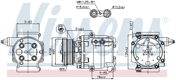 Rabatt NISSENS 89358 - Kompressor, Klimaanlage - ** FIRST FIT **