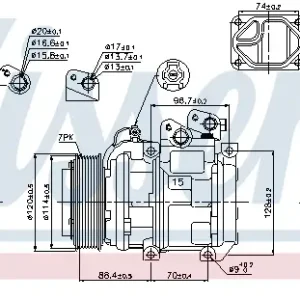 Preisknaller NISSENS 89301 - Kompressor, Klimaanlage - ** FIRST FIT **