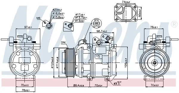 Preisknaller NISSENS 89301 - Kompressor, Klimaanlage - ** FIRST FIT **