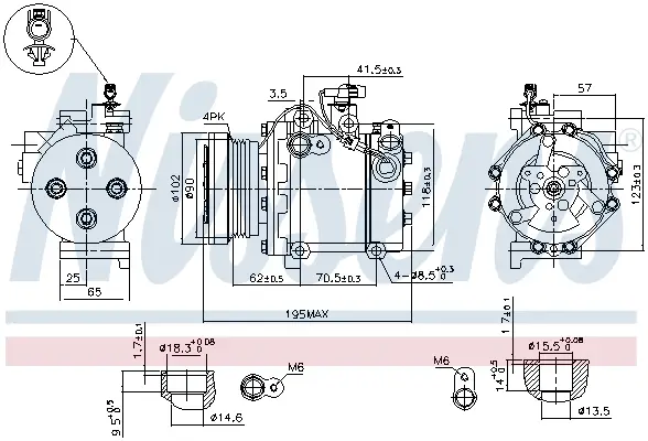 NISSENS 89349 - Kompressor, Klimaanlage - ** FIRST FIT ** Nur Für Kurze Zeit