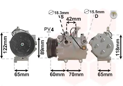 Direkt Vom Hersteller VAN WEZEL 5200K125 - Kompressor, Klimaanlage