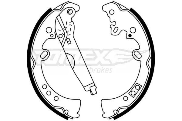 TOMEX Brakes TX 22-76 - Bremsbackensatz Preiswert