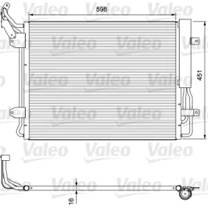 VALEO 814091 - Kondensator, Klimaanlage Rabatt