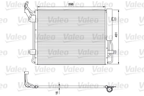 VALEO 814091 - Kondensator, Klimaanlage Rabatt