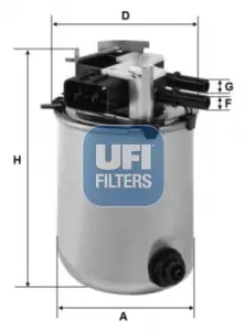 UFI 24.095.01 - Kraftstofffilter Preisreduziert